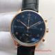 2017 Swiss Copy IWC Portugieser Chronograph Watch Rose Gold Black IW371480  (3)_th.jpg